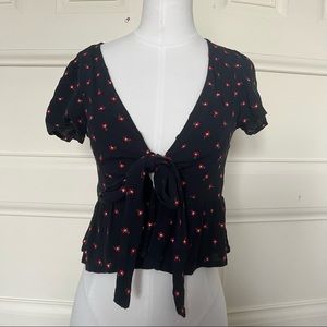 Brandy Melville tie front top